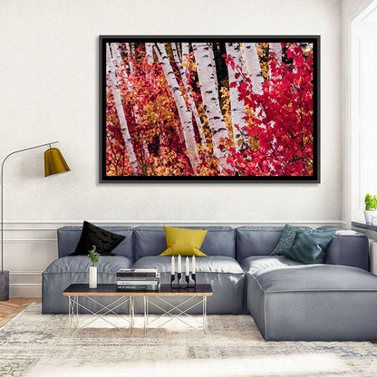 Autumn Trees Abstract Wall Art