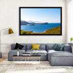 Coastal Cliffs and Lighthouse Bay Wall Art