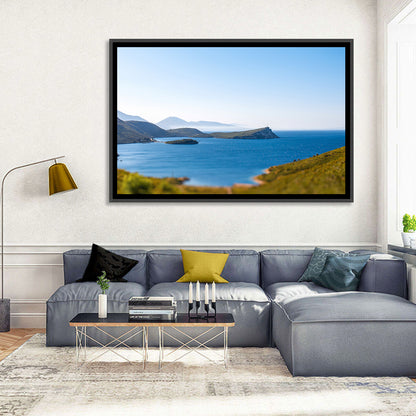 Coastal Cliffs and Lighthouse Bay Wall Art