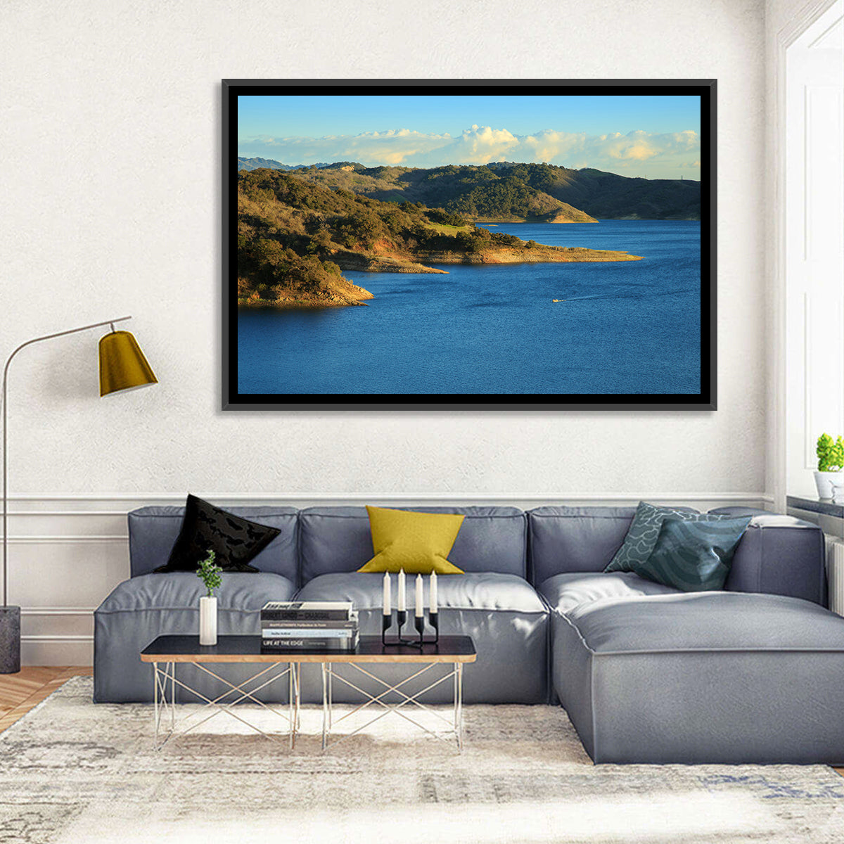 Lake Casitas Golden Hour Wall Art