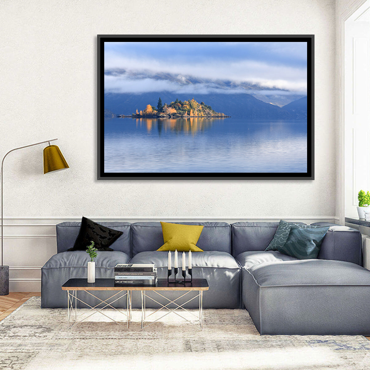 Misty Lake Wanaka Wall Art