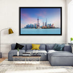 Shanghai Lujiazui Skyline Wall Art