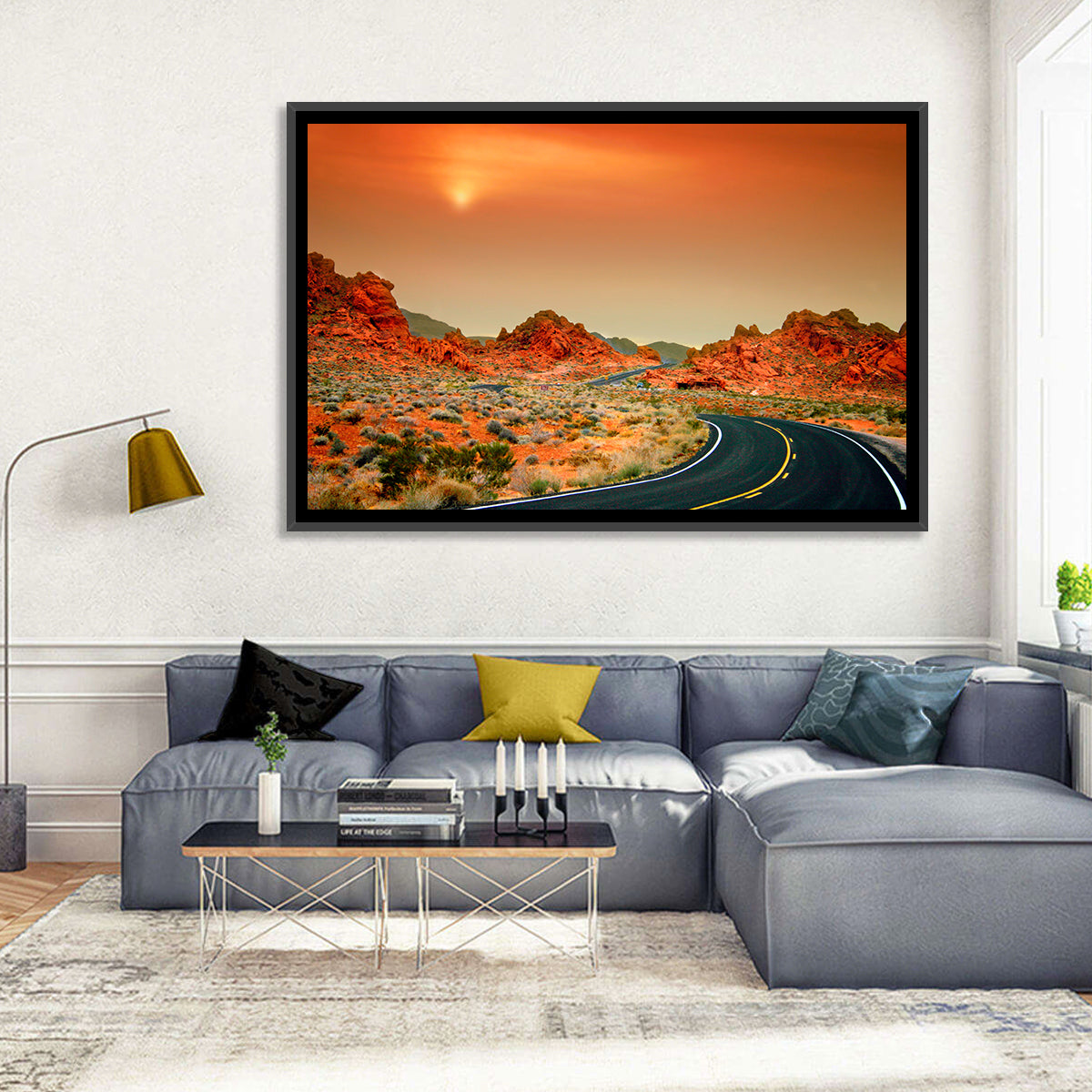 Valley of Fire Winding Road Wall Art