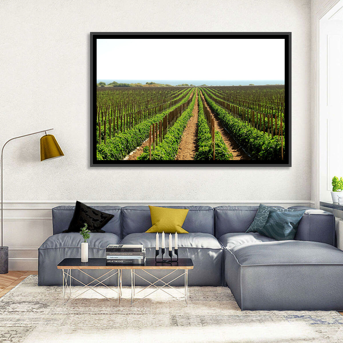 Tomato Fields Wall Art