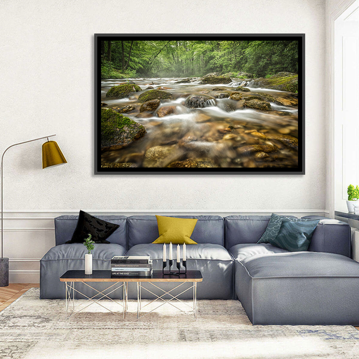 Forest Creek, North Carolina Wall Art in a room, landscape