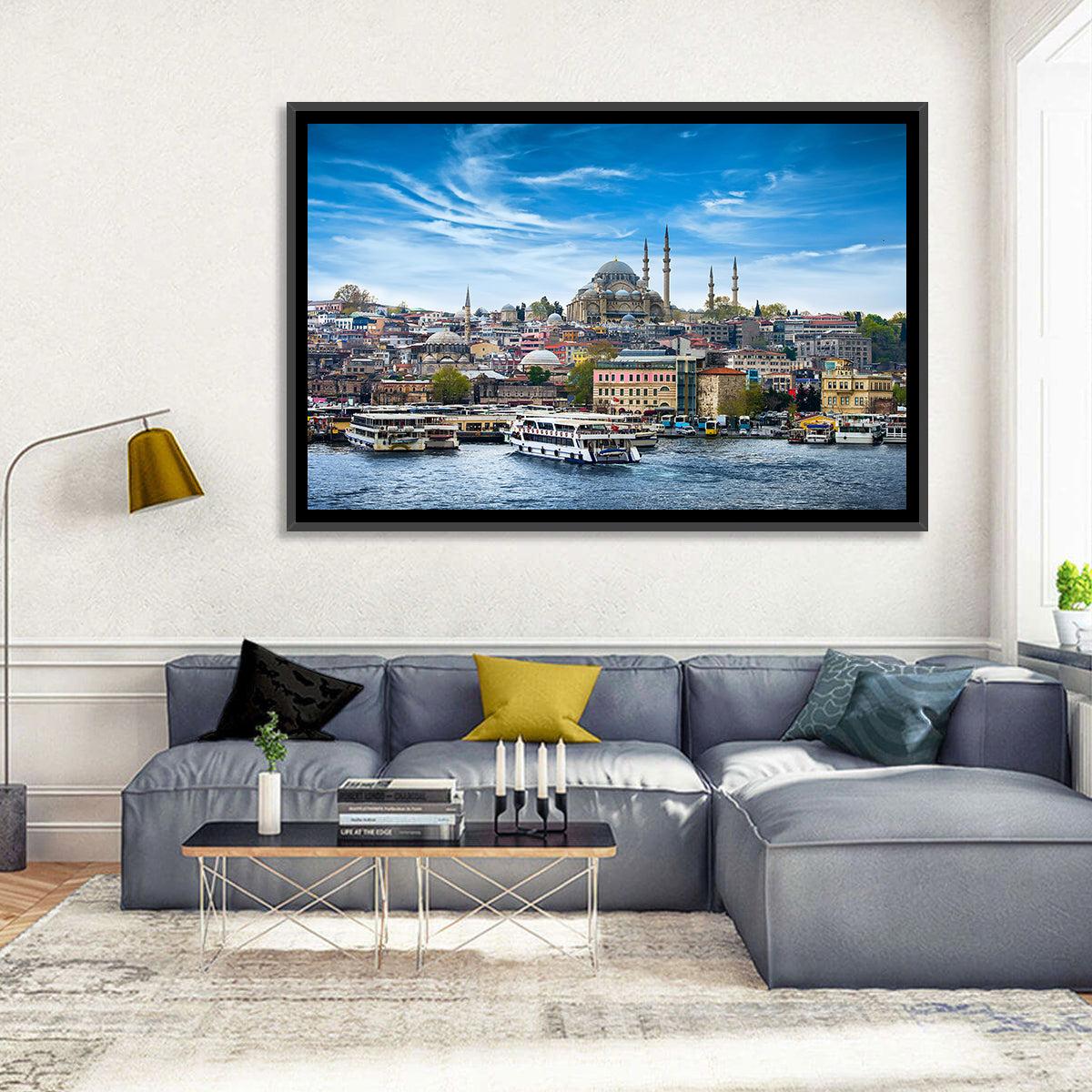 Süleymaniye Mosque Over Golden Horn Wall Art