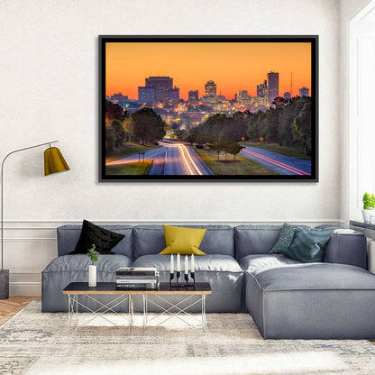 Jackson Downtown Skyline Wall Art