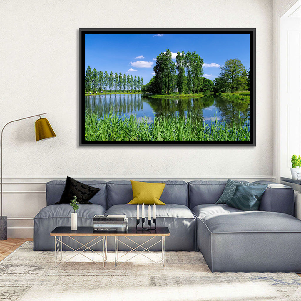 Woerlitz Rousseau Island Reflection Wall Art