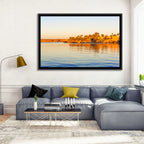 Lake Nasser Golden Hour Wall Art