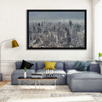 Shanghai Layered Skyline Wall Art