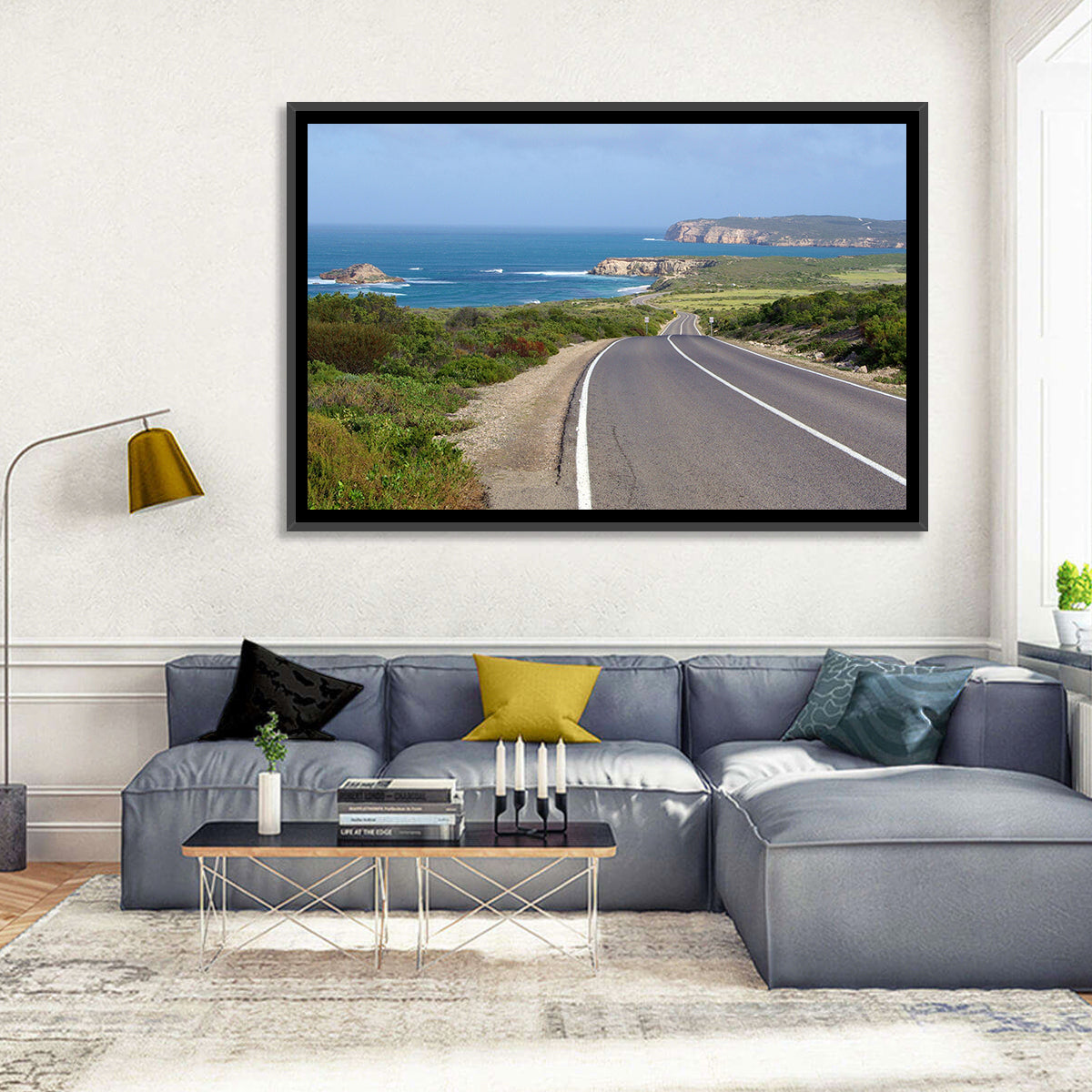 Inneston Coastal Road Wall Art