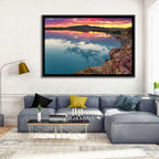 Lake Balkhash Sunset Reflection Wall Art