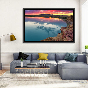 Lake Balkhash Sunset Wall Art