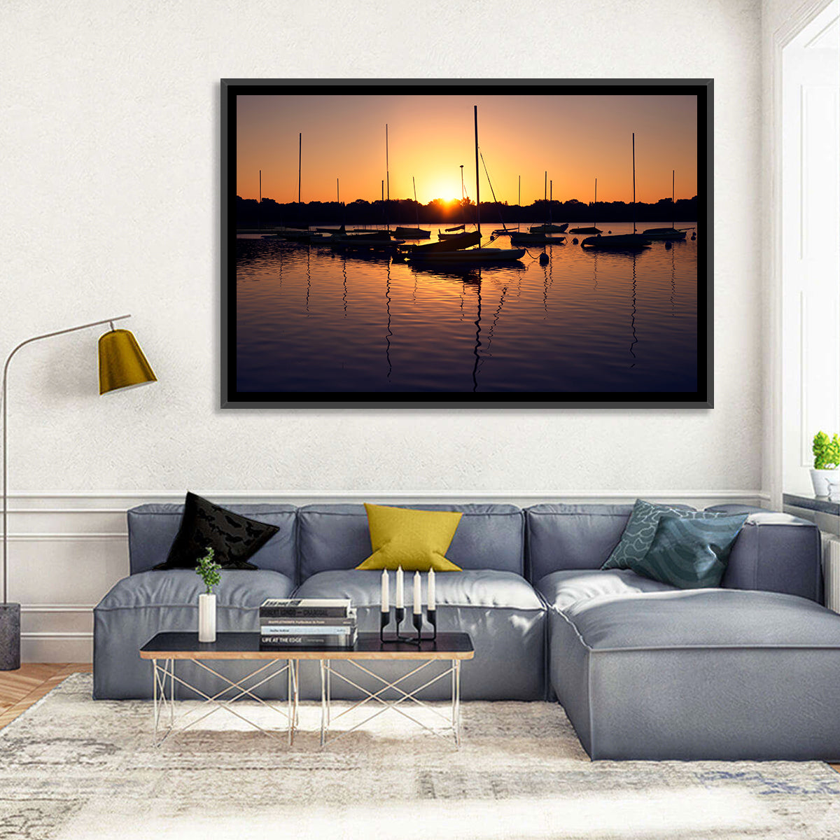 Lake Harriet Golden Sunrise Wall Art