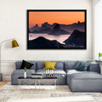 Sugarloaf and Corcovado at Sunset Wall Art