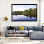 Peck Lake Shoreline Reflection Wall Art
