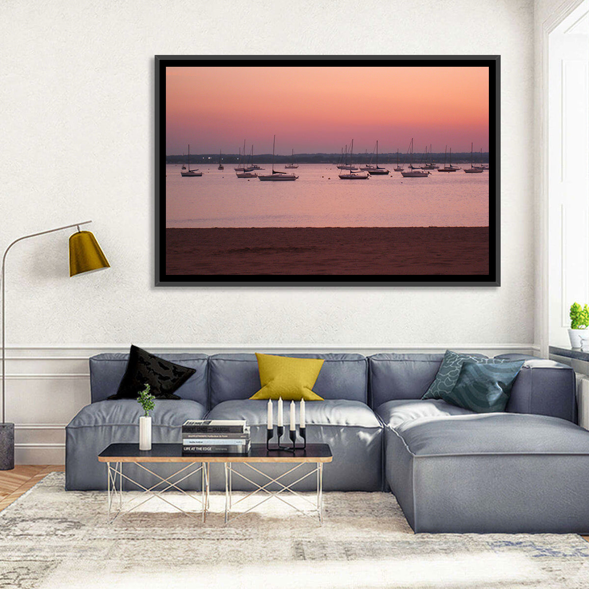 East Haven Beach Sunset Wall Art