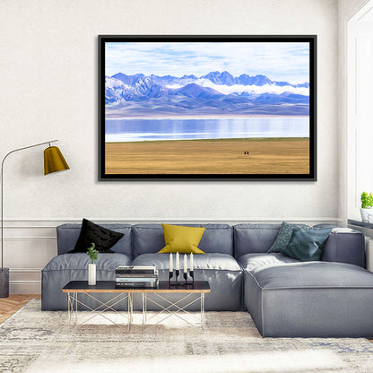 Song Kul Lake Silhouettes Wall Art