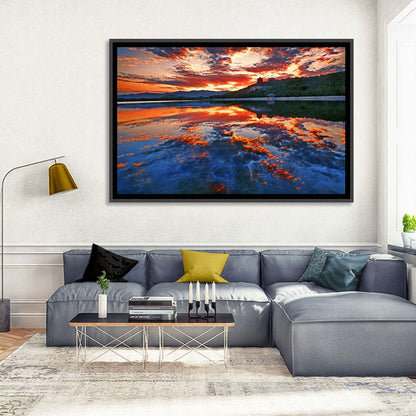 Kunming Lake Sunset, Summer Palace Wall Art