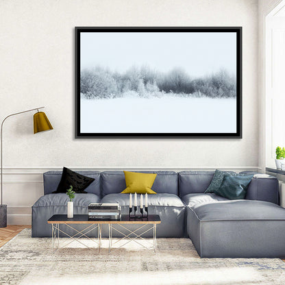 Frosted Winter Forest Wall Art
