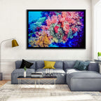 Vibrant Coral Reef Wall Art