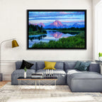Oxbow Bend Dawn Reflection Wall Art