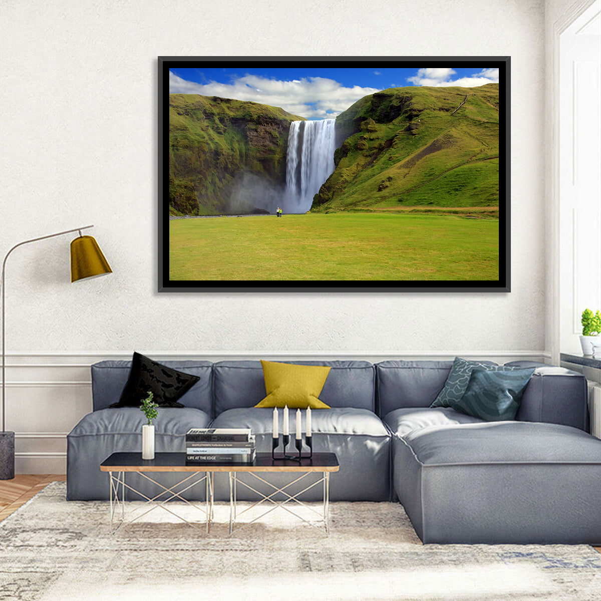 Skógafoss Waterfall Wall Art