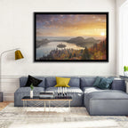 Autumn Morning at Lake Bled Wall Art