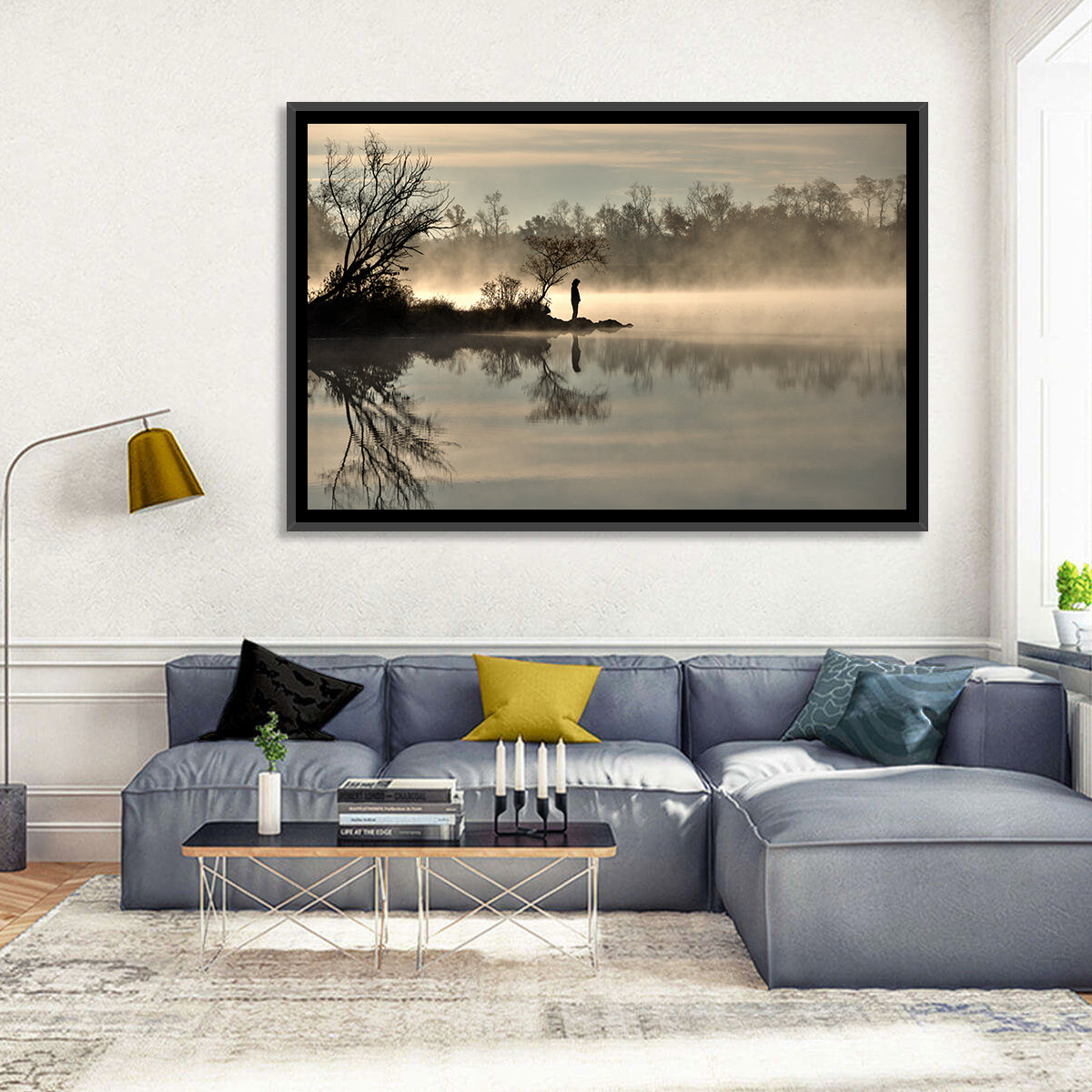 Centennial Lake Mist Wall Art