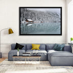 Lake Louise Winter Reflection Wall Art