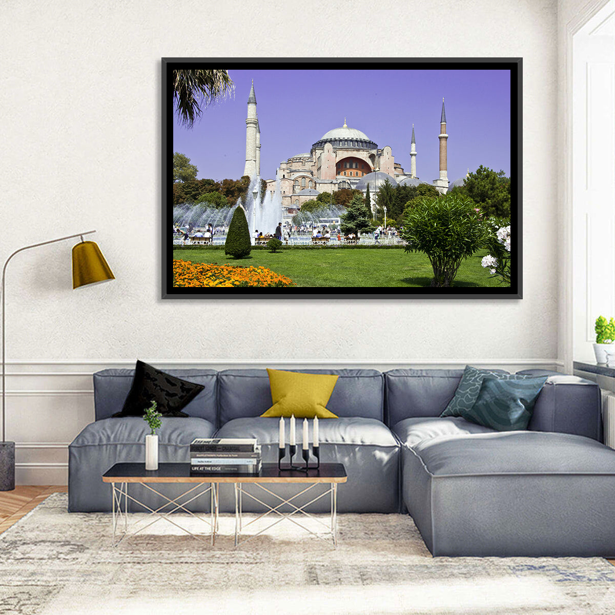 Hagia Sophia Fountain Gardens Istanbul Wall Art