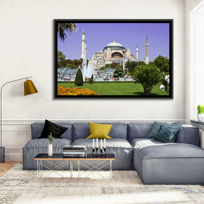Hagia Sophia Fountain Gardens Istanbul Wall Art