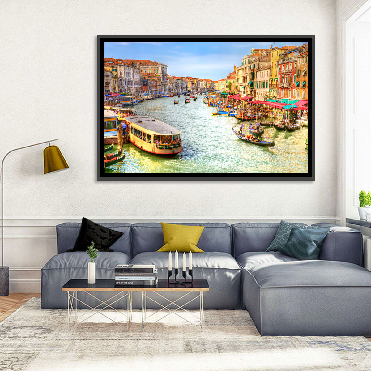 Grand Canal, Venice Wall Art in a room, landscape