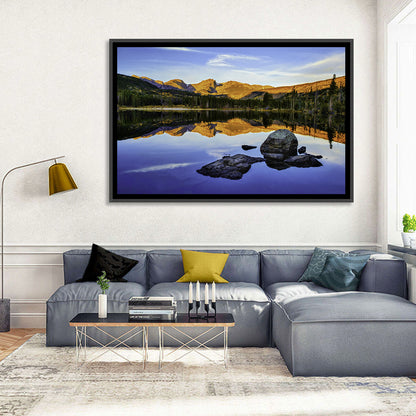 Sprague Lake Sunrise Reflection Wall Art