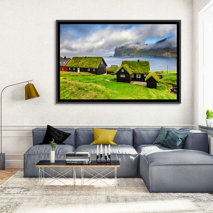 Saksun Village Landscape Wall Art