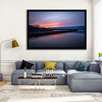 Skaneateles Lake Pier at Dusk Wall Art