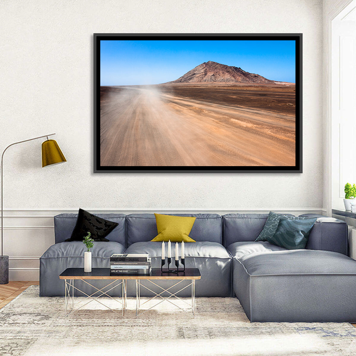 Cabo Verde Crater Road Wall Art