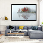 Autumn Morning at Crystal Lake Wall Art