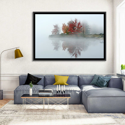 Autumn Morning at Crystal Lake Wall Art