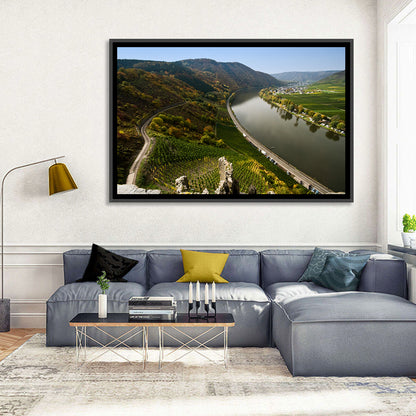 Mosel Valley at Bremm, Germany Wall Art