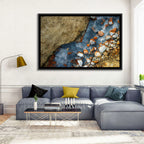 Milky Blue Geothermal Creek Wall Art