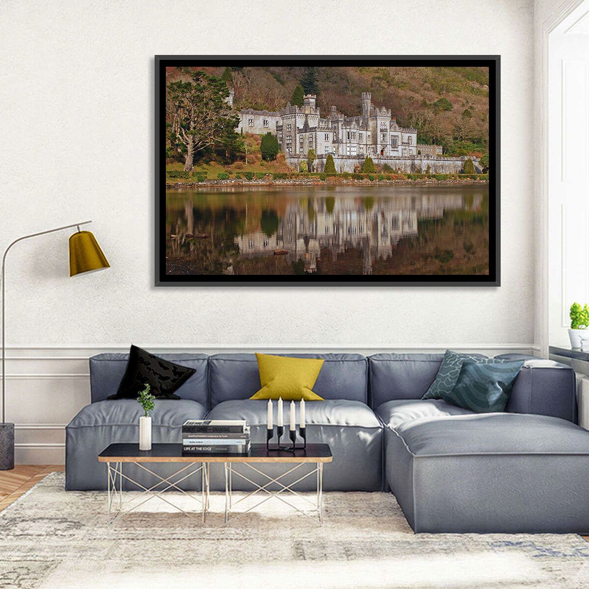 Kylemore Abbey Reflection Wall Art