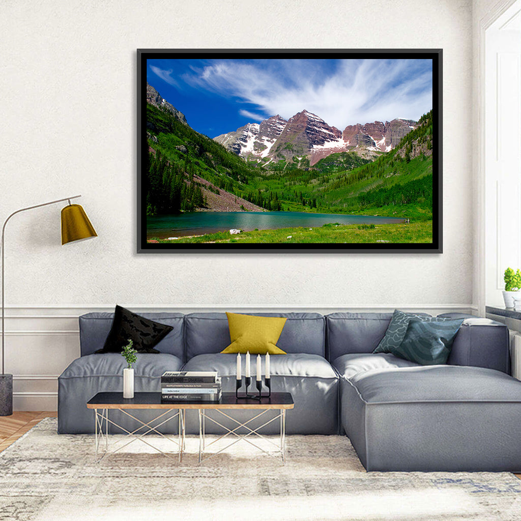 Maroon Bells Reflections at Maroon Lake Wall Art