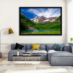Maroon Bells Reflections at Maroon Lake Wall Art