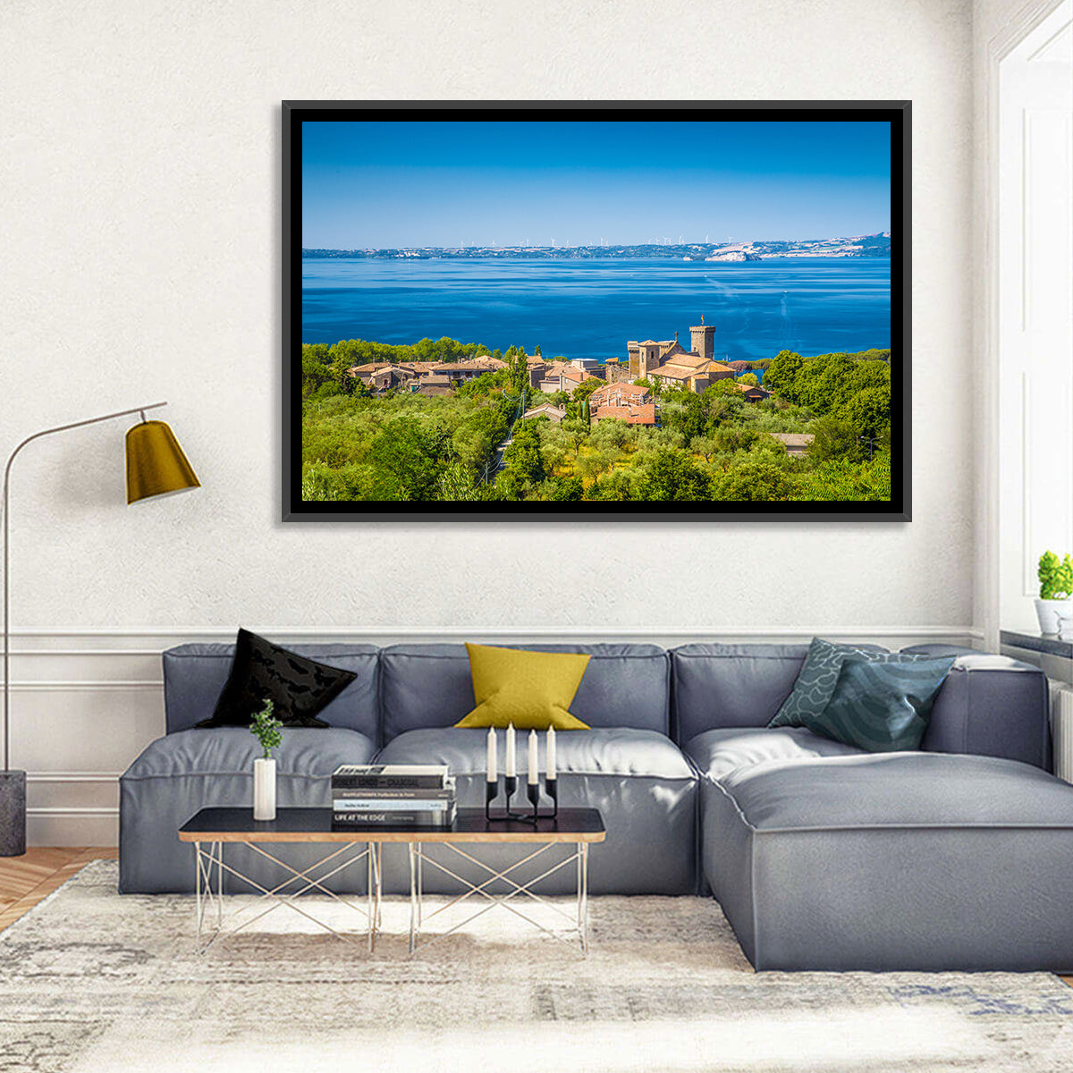 Bolsena Village Overlook Wall Art