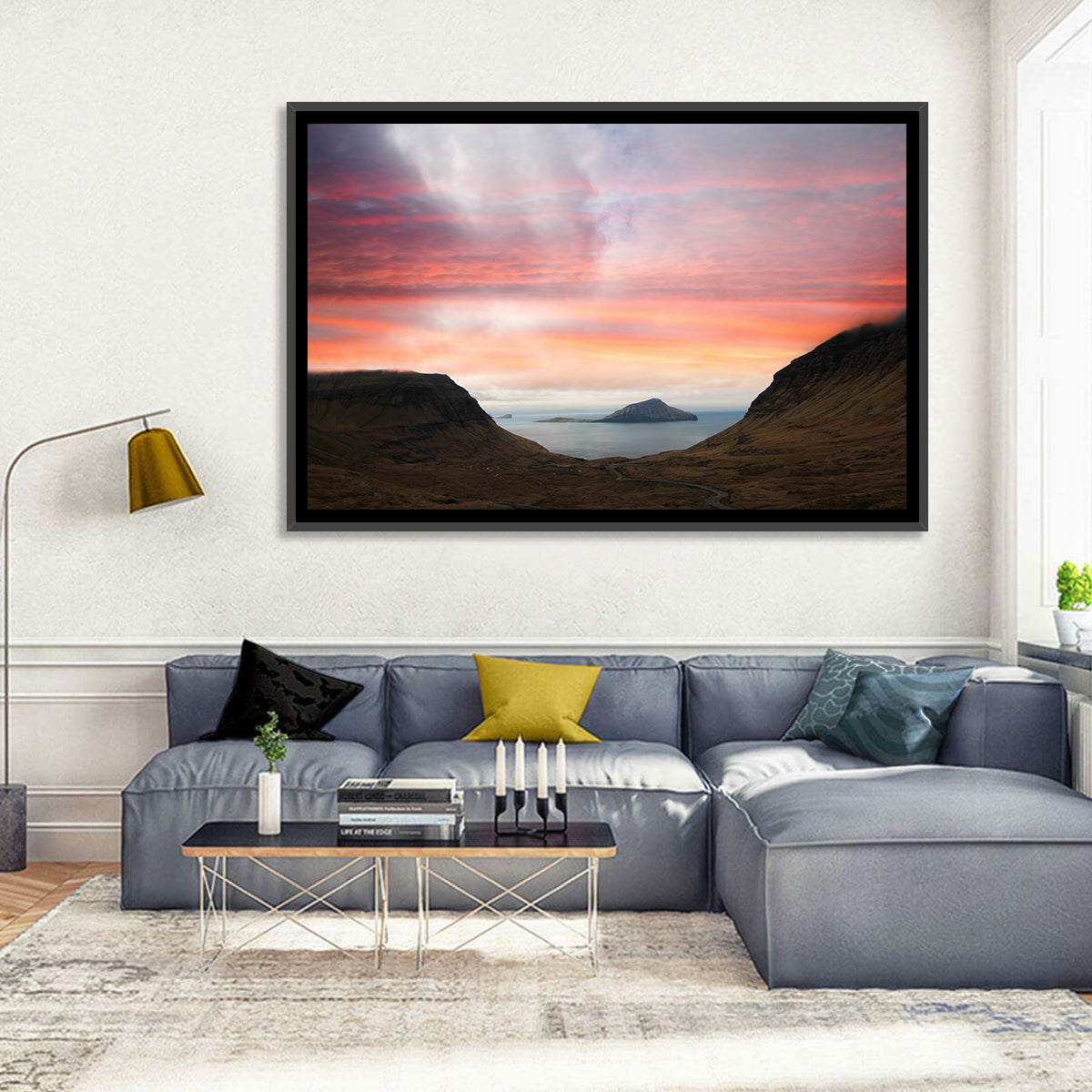 Klakkur Dusk Over Kalsoy Wall Art