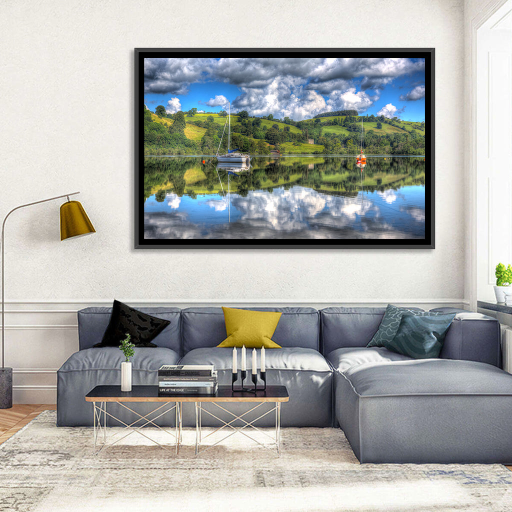 Sailboats on Ullswater Wall Art