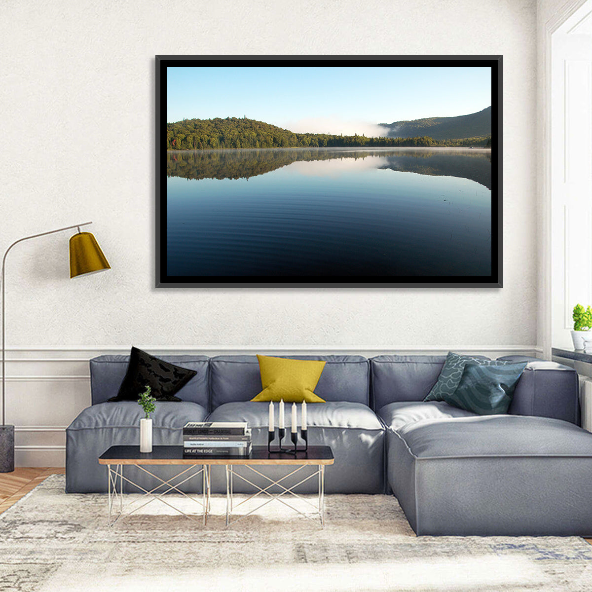 Lake Monroe Morning Reflection Wall Art