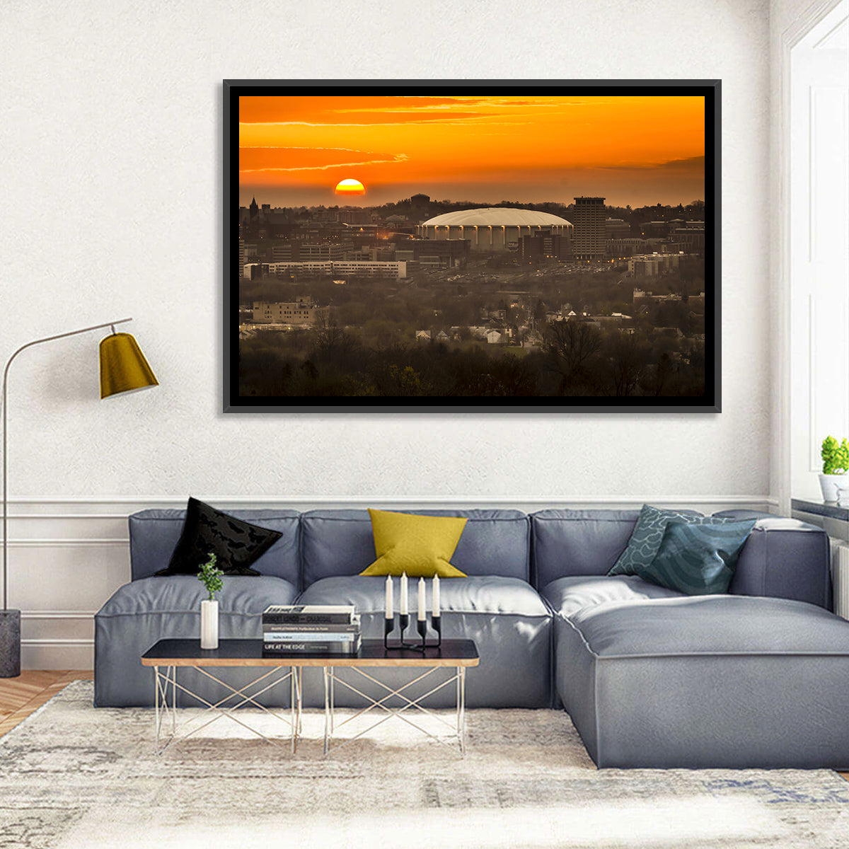 Syracuse University Hill Skyline Wall Art