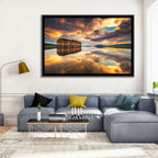 Sunken Church at Zhrebchevo Dam Wall Art